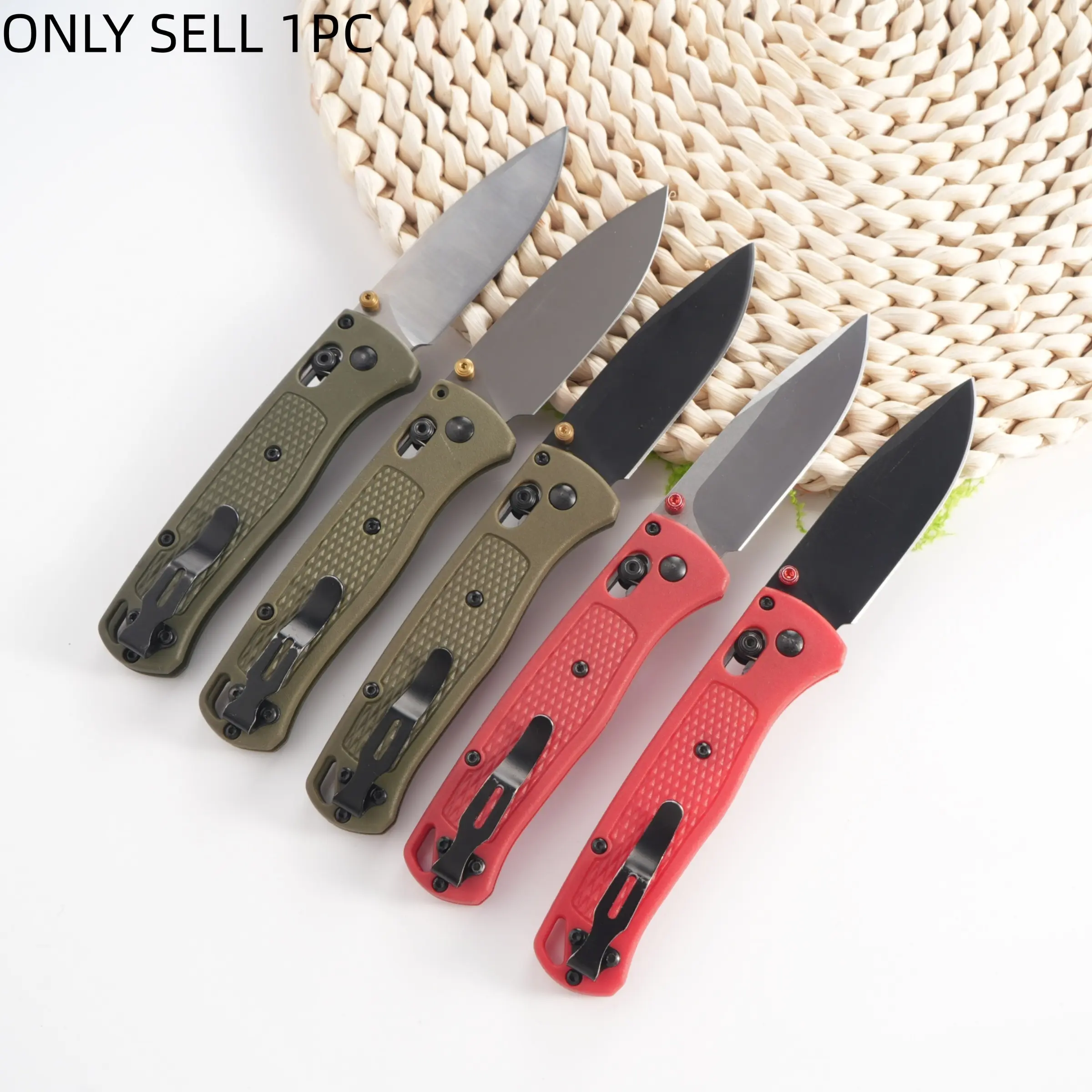 1pc Multifunctional Lightweight Edc Folding Knife, Pocket Knife, Fruit Knife, Dinner Knife, Non-Slip Handle, Durable, Camping, Picnic, Fishing, Travel, Men's Gift, Portable Multipurpose Knives