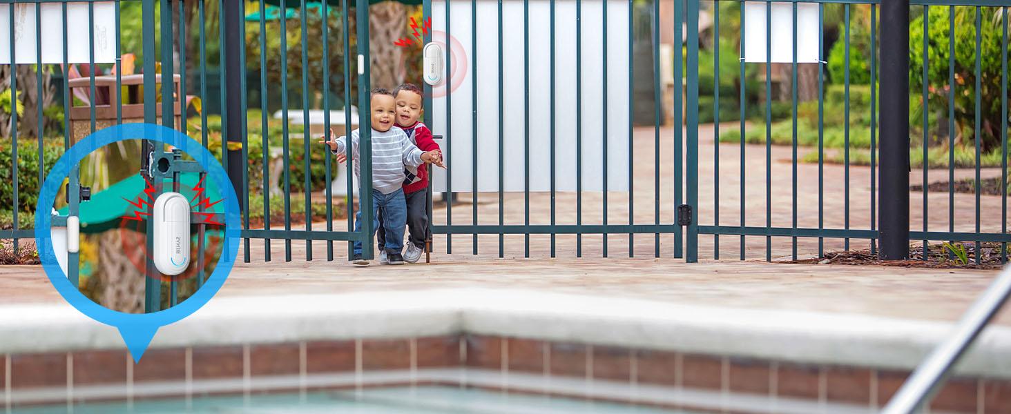 Volume Door Alarm Sensor for Home Security & Child Safety, 120dB Burglar Alarm with 4 Modes - Window & for Pool, Office, Shop, Business