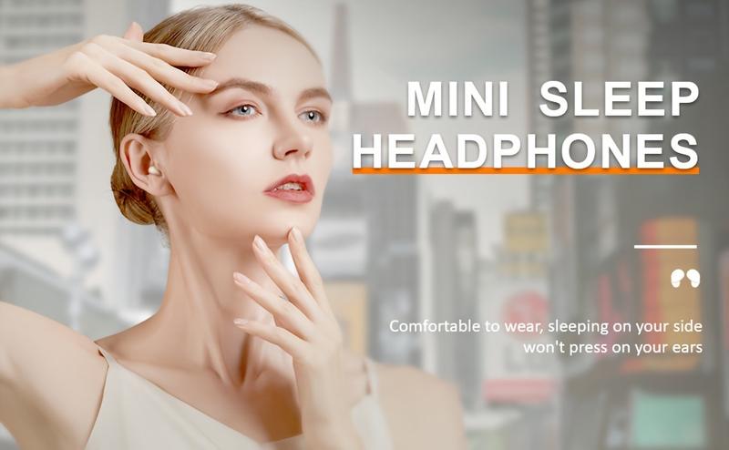 Ultra Small Sleep Wireless Earbuds, Invisible In Ear Mini Wireless Earphones High Sound Quality, Noise Reduction Binaural Call Headset, Touch Operation
