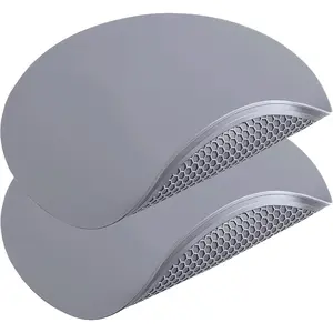 Silicone Microwave Mat - Round 12" x 12" - Set of 2 Heat Resistant Multifunctional Mat, Splatter Guard, Trivet, Hot Pad, Pot Holder
