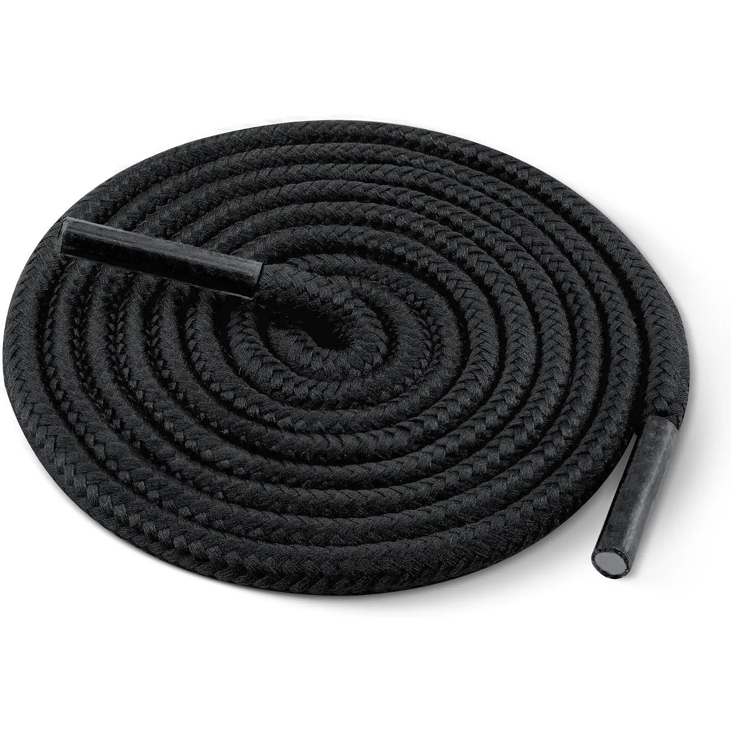 Round Boot Laces - 2 Pairs, Shoe Laces for Hiking Work Boots | 36-55 Inch Heavy Duty Work Boot Laces, Thick & Durable, Stay Tied Well