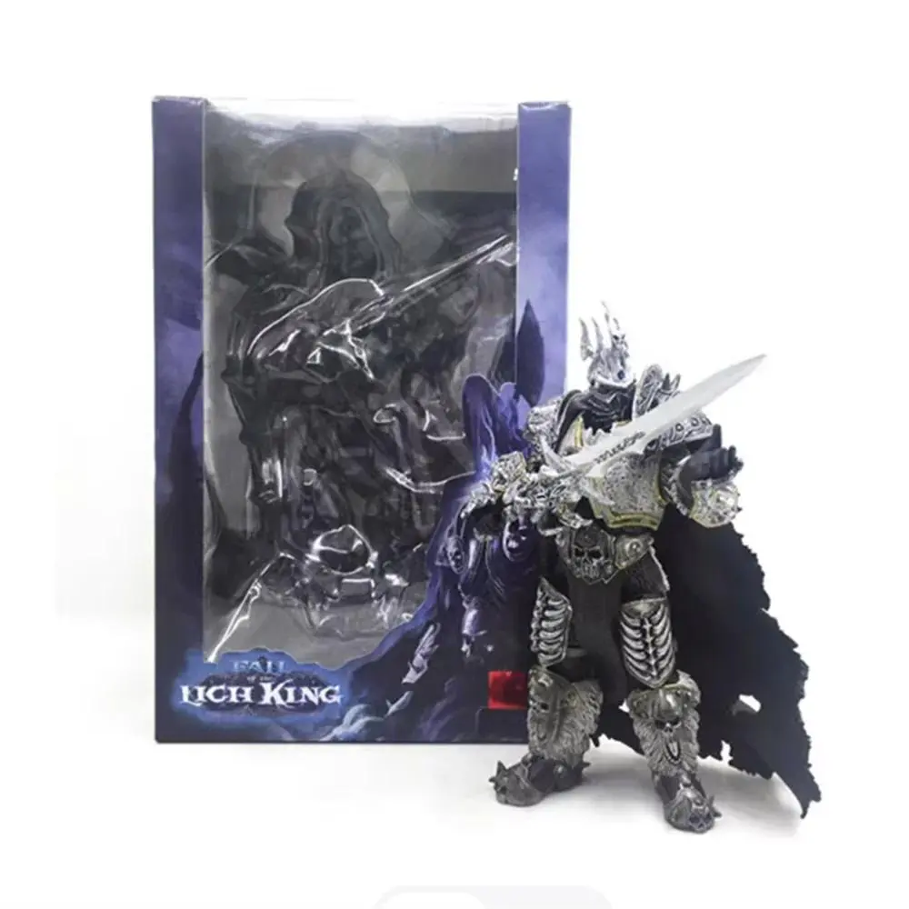 16CM WOW Fall of The Lich King Model Toy PVC World Of Warcraft Dota Menethil Action Figure Statue
