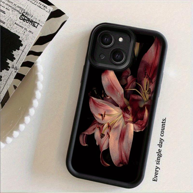 Phone case:  Lily Pattern TPU Case for iPhone17 16 PRO MAX,15 iPhone 14/13 Pro Max/12/11/X/XR/XS MAX, Plus Durable Four-Corner Shockproof Full Coverage High Aesthetic