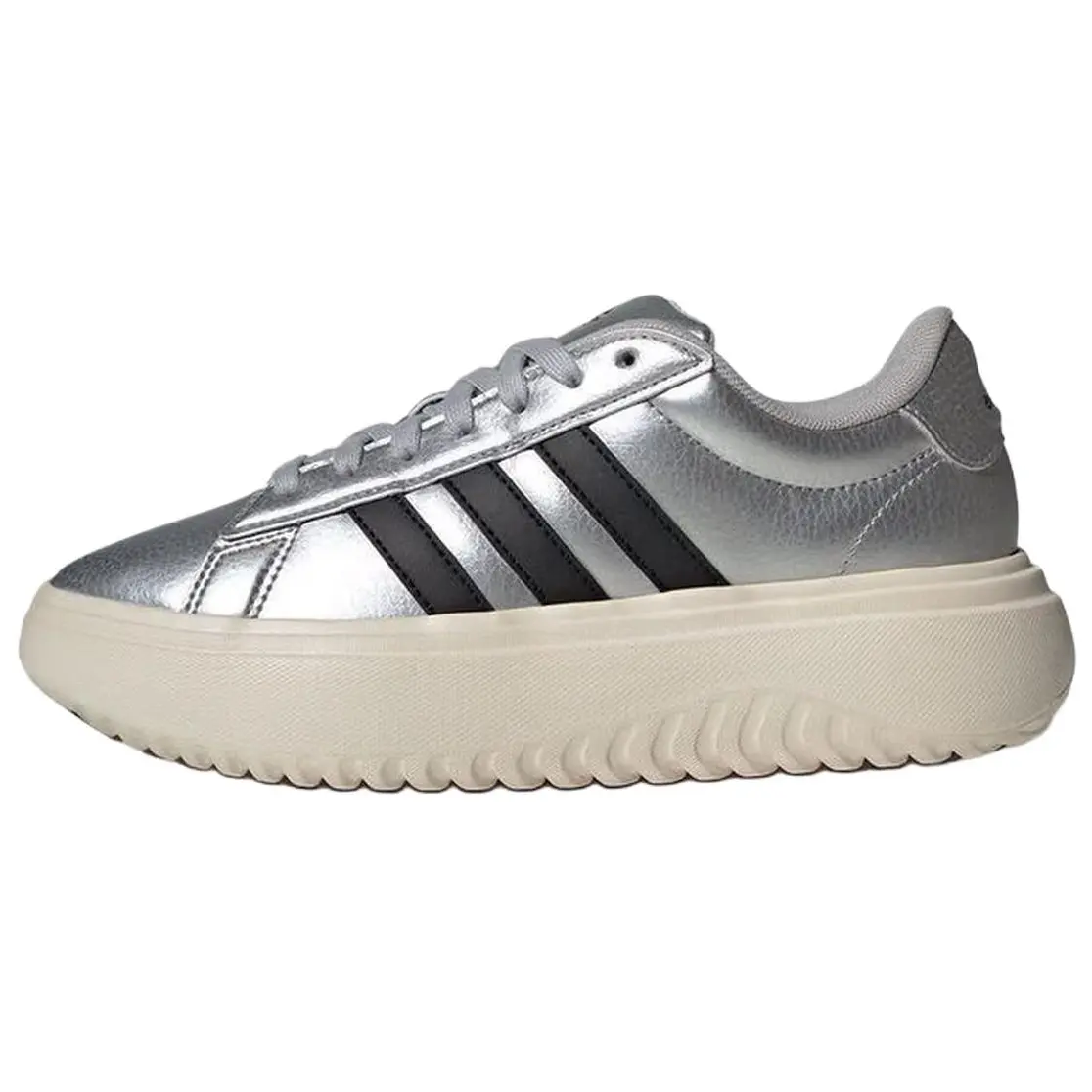 adidas Grand Court Platform Comfortable Versatile Low-Top Lifestyle Sneakers IH9110