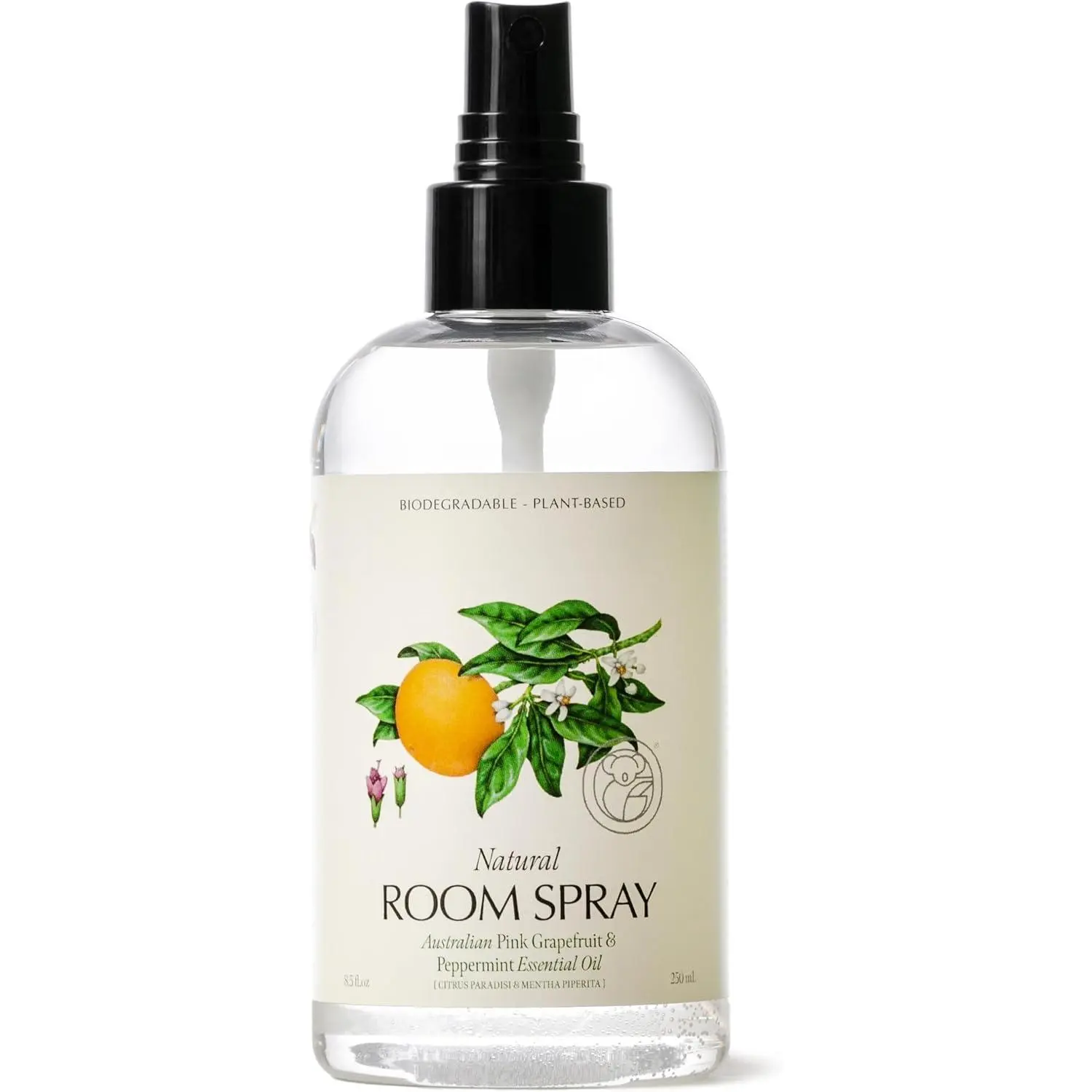 Room Spray, Home Spray - with Australian Pink Grapefruit & Peppermint Essential Oil - 8.4oz