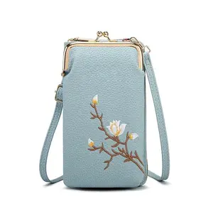 2025 New SC210 Women's Versatile Embroidered Crossbody Messenger Bag - Small Purses Crossbody Bag, Sports & Outdoor Protective Gear for Mobile Phone & Wallet