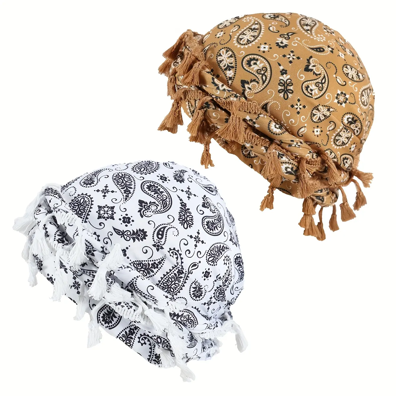 Pirate Hat Set 2pcs Paisley Print