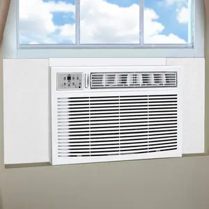 Window Air Conditioner Foam Insulation Panel 17 Inch, Good Sealing AC Side Panels Window Insulation Kit, All Season Protection, Pack of 2