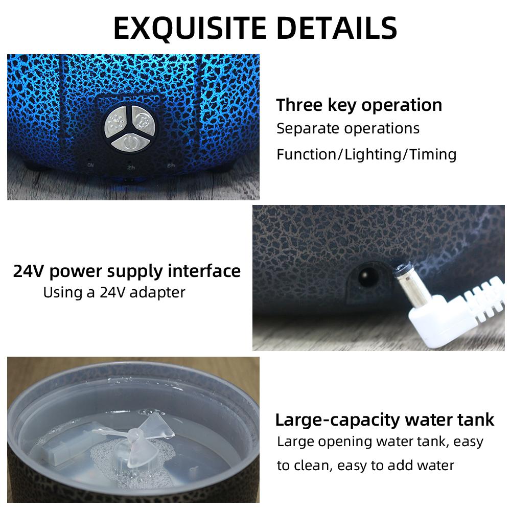 500ml Aromatherapy Diffuser, Remote, Color Changing Lights, Bedroom, Office, Home Spa