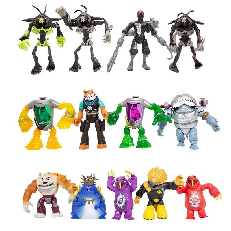 Teenages Mutants Ninja Turtles Movie Version Michelangelo Donatello Movable Joint Action Figure Model Toys Collect Ornaments popular