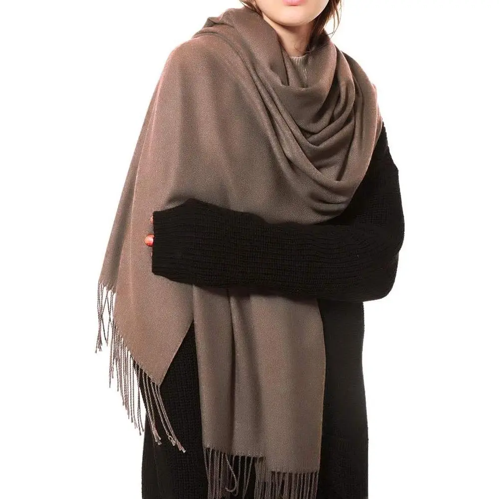 Womens Thick Oversized Pashmina Shawl Wrap Scarves Soft Winter Warm Blanket