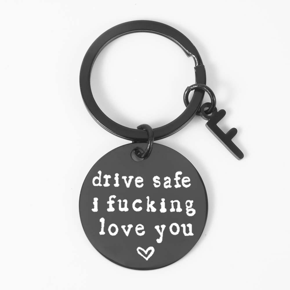 Stainless Steel Unique Couples Keychain - Engraved Heartfelt Gift for Valentines Day, Durable and Rust-Resistant, Casual Style, Perfect for Him and