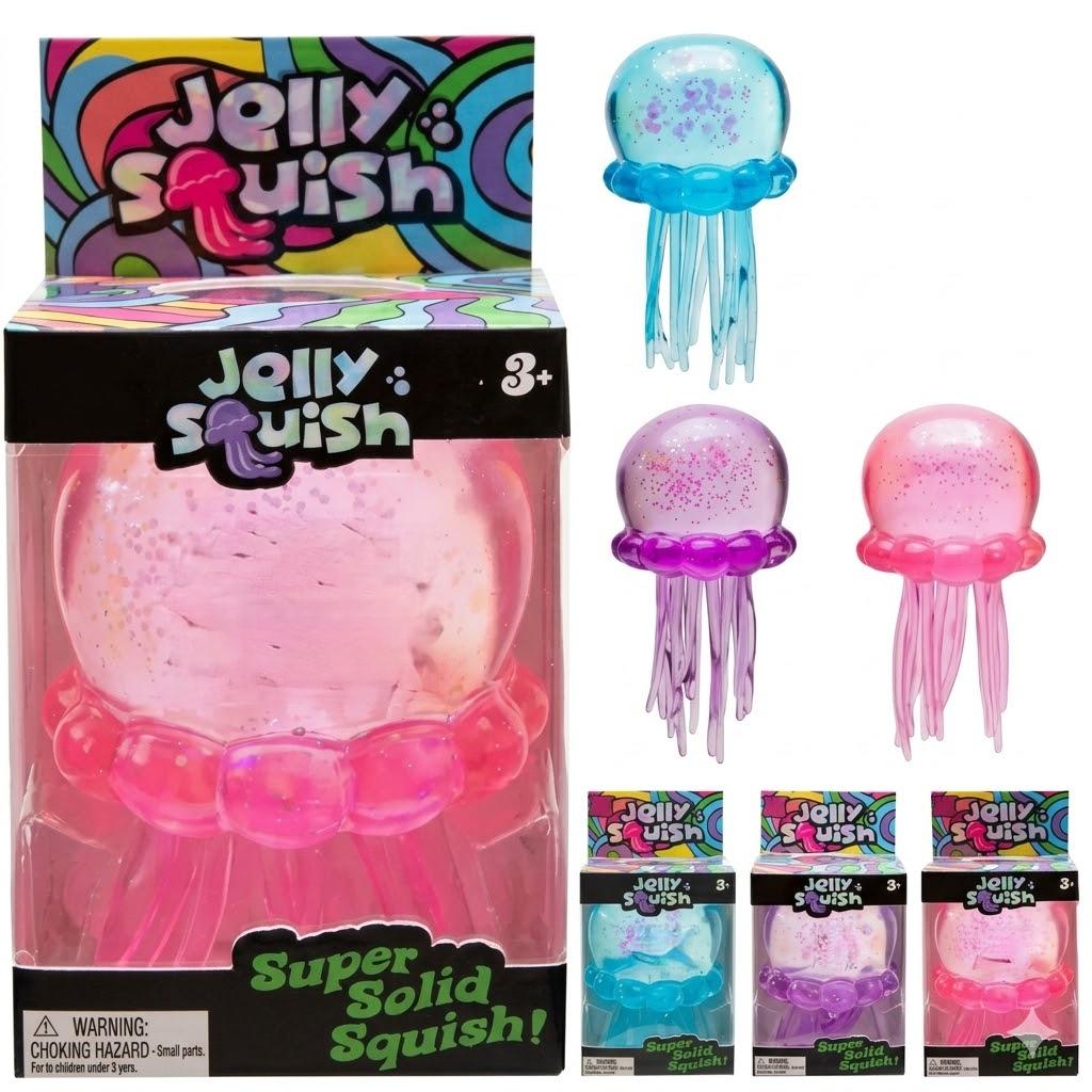 🎁   Mystery Jelly Squishy Blind Box |   Cute Glitter Squeeze Fidget Toys for Stress Relief |   Surprise Gift