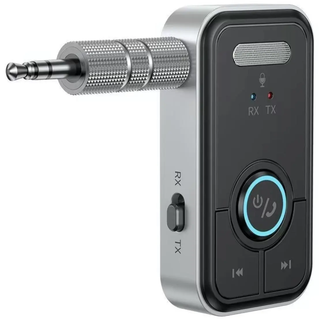 Bluetooth Audio Receiver, 1 Count Wireless FM Transmitter, Car Bluetooth Transmitter, AUX Input Bluetooth Sound Adapter For Car