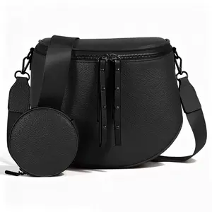 Fanny Pack Crossbody Sling Bag with Coin Purse Adjustable Strap Fits All Body Types Daily Work Party Multi-Purpose Large Bag