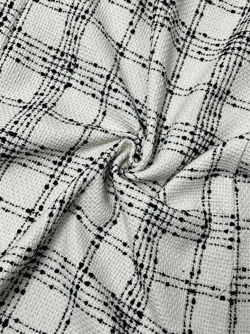 Women's Plaid Print Drop Shoulder Belted Pocket Robe, Casual Long Sleeve Open Front Robe for Fall & Winter, Women's Islamic Clothing for Daily Wear, Modesty Muslim Clothing