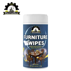 Thickened Furniture Cleaning Wipes, Powerful Stain and Dust Removal, Polishes, Brightens and Repairs Surfaces, Mild Formula Won't Harm Paint Finishes, Suitable for Furniture of Various Materials