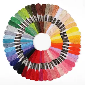 50 Skeins Rainbow Colors Embroidery Floss, Friendship Bracelet String and Cross Stitch Thread for DIY Friendship Bracelet Projects and Cross Stitch Crafts