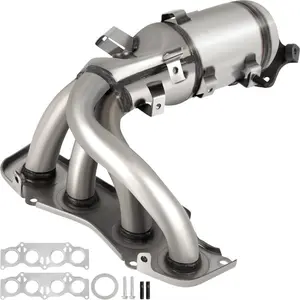 fathersdaygift Exhaust Manifold Catalytic Converter Headers For Toyota Camry Solara 2002-2006 2.4L
