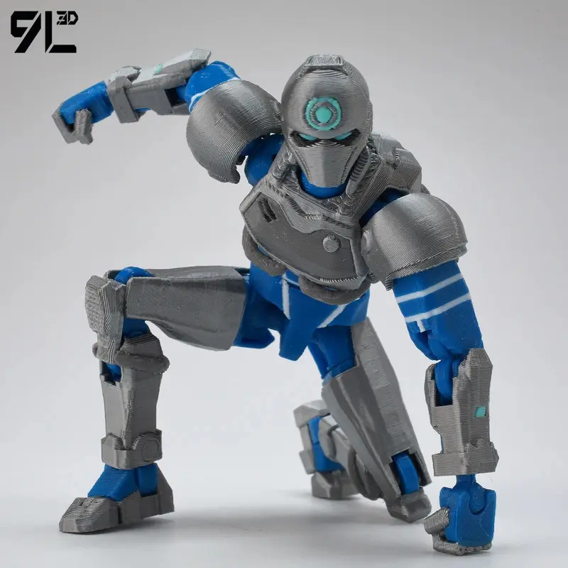Titan13 Dummy13 3D Printed Multi-Jointed Collectible Action Figure - Articulated Figurine with Movable Shapeshift Tech Jacket, Collectibles for Toy Photography & Anime Decor, Gifts for Boys & Pretend Play Enthusiasts
