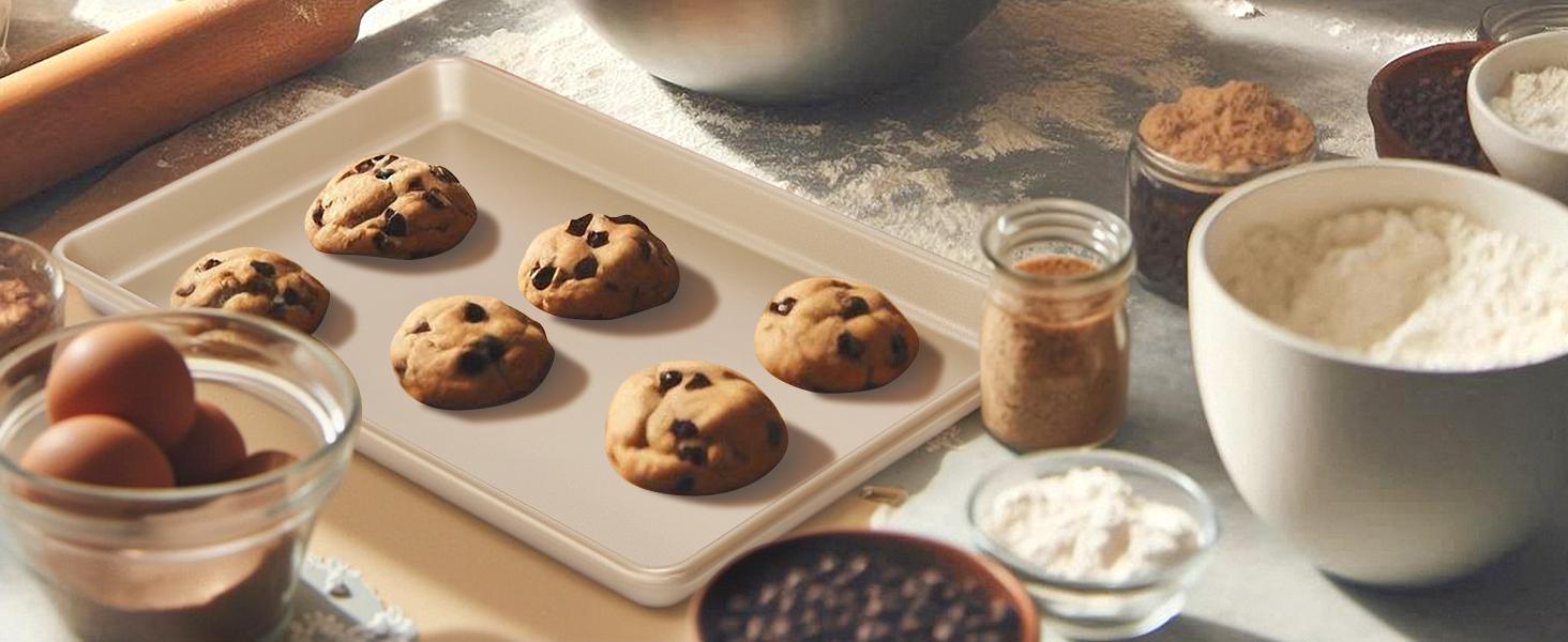 Baking Pans Set, Nonstick Stackable Bakeware Sets, Oven Pans for Cooking, 6 Pieces Baking Sheets Set Including Cookie Sheet, Deep Roaster , Square, Loaf , Muffin , Carbon Steel Baking Pans Set, Nonstick Stackable Bakeware Sets, Oven Pans for Cooking, 6 Pieces Baking Sheets Set Including Cookie Sheet, Deep Roaster , Square, Loaf , Muffin , Carbon Steel