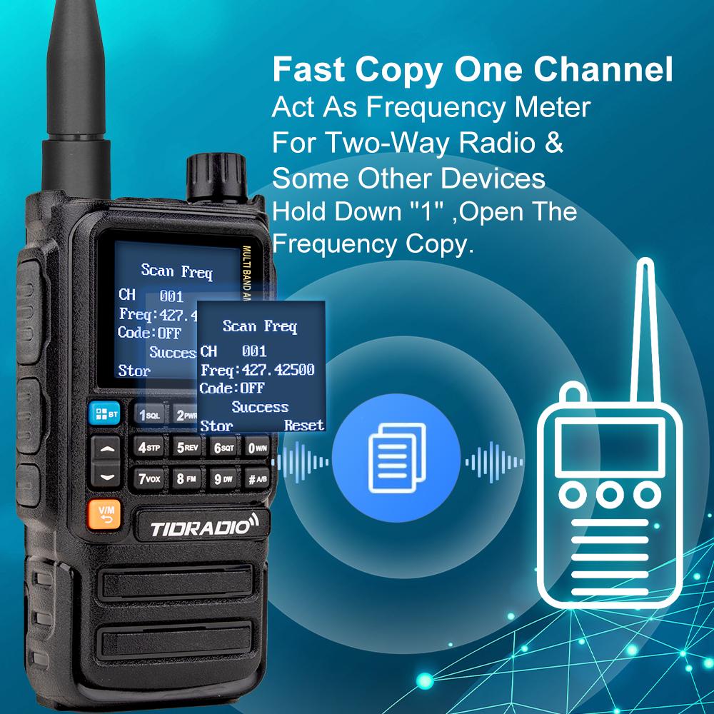 New TIDRADIO H3 Plus Beta Version Global Walkie Talkie Repeater Bluetooth Answerphone Air Band Long Range Radio