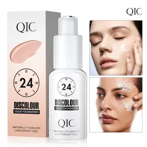 Qic Color-Changing Foundation Liquid, 30ML, Natural Matte Finish, Lightweight Coverage, Long-Lasting Wear, Conceals Pores & Imperfections