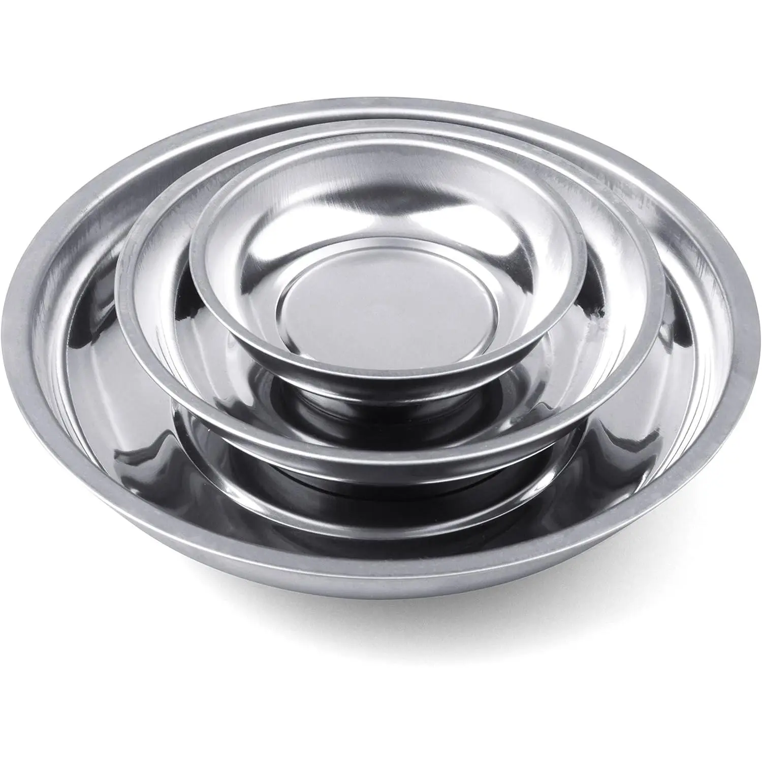 Tray | 3- | Round   Tray | 3 Inch 4 Inch 6 Inch  Tray for Mechanic's | Stainless Steel