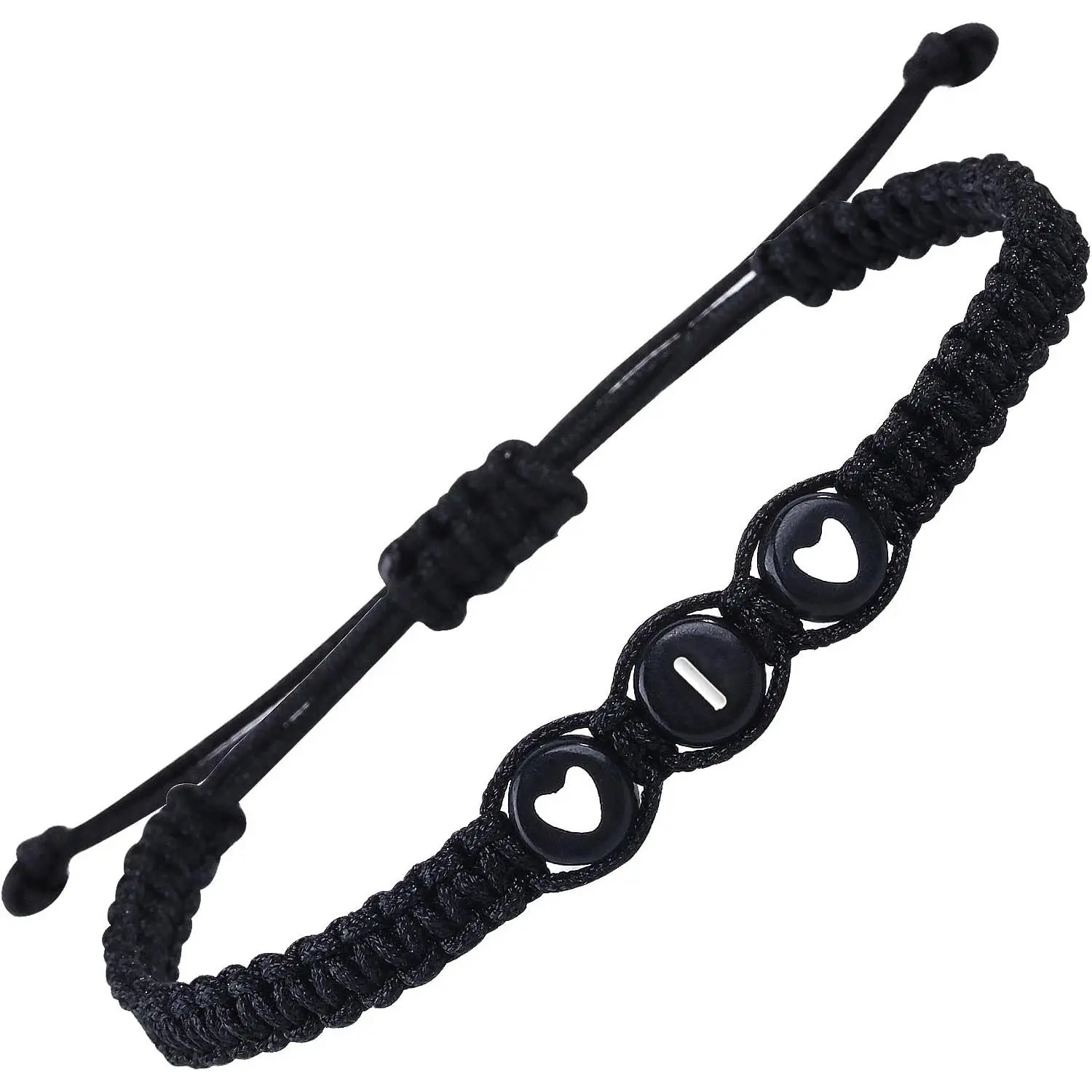 Valentine's Day  Matching Bracelets for Couples Initial Letter Mens Bracelet   Friendship  Bracelet for Men Women Sister Son Daughter Boyfriend Girlfriend