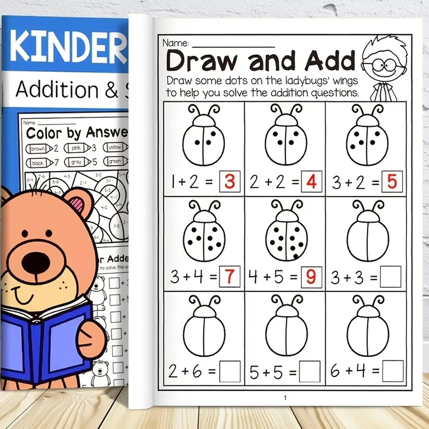 New 2026 Addition and Subtraction Workbook, Simplifies Math Problems, Clear Layout, Fun Number Games, Enhances Mathematical Skills