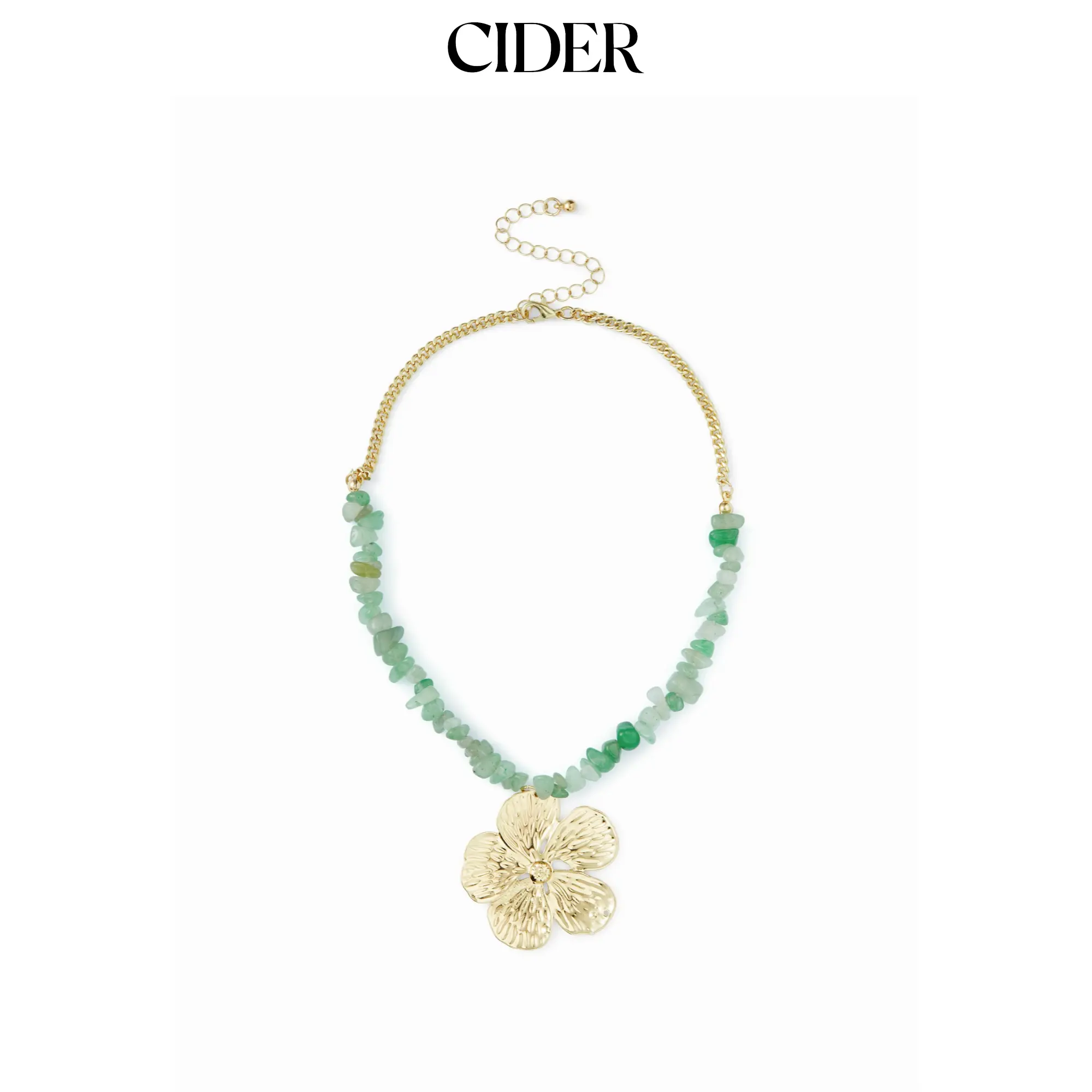 Cider FLOWER BEADED NECKLACE
