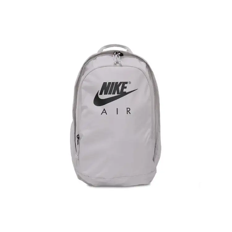 Nike Air Letter Logo Polyester Backpack for Students – Unisex Black Style