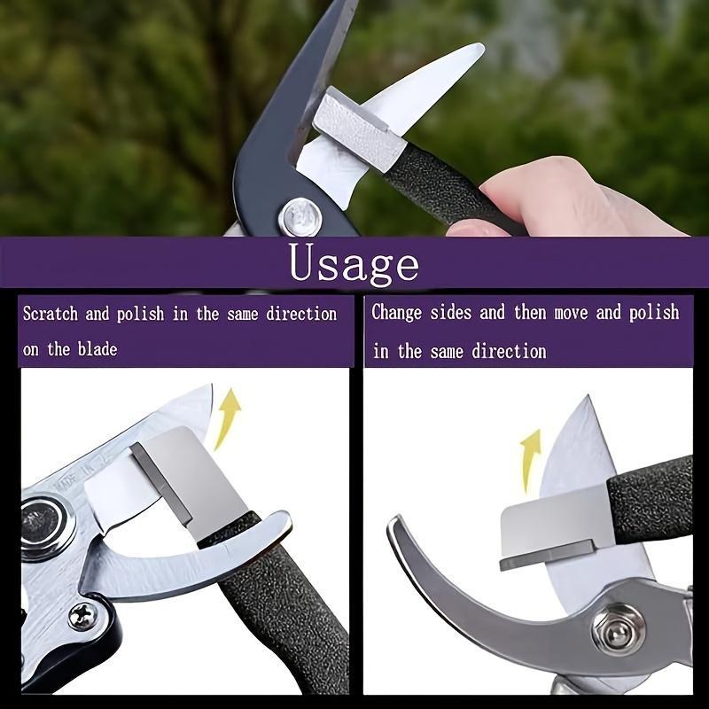 3 Count Precision Edge Knife Sharpening Tool,Knife Sharpening Stone For Blade,Professional Kitchen Knife Sharpener,Lncluding Garden Shears.Colors are random.