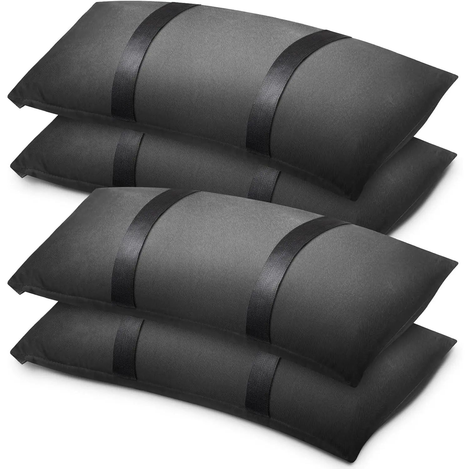 200 LBS Umbrella Base Weight Sandbags, Sand Bags for Weight, 4 Packs Fillable Sandbags for Umbrella Base, Weatherproof Furniture Heavy Duty Weight Bags For Cantilever Patio Umbrella Trampoline Garden