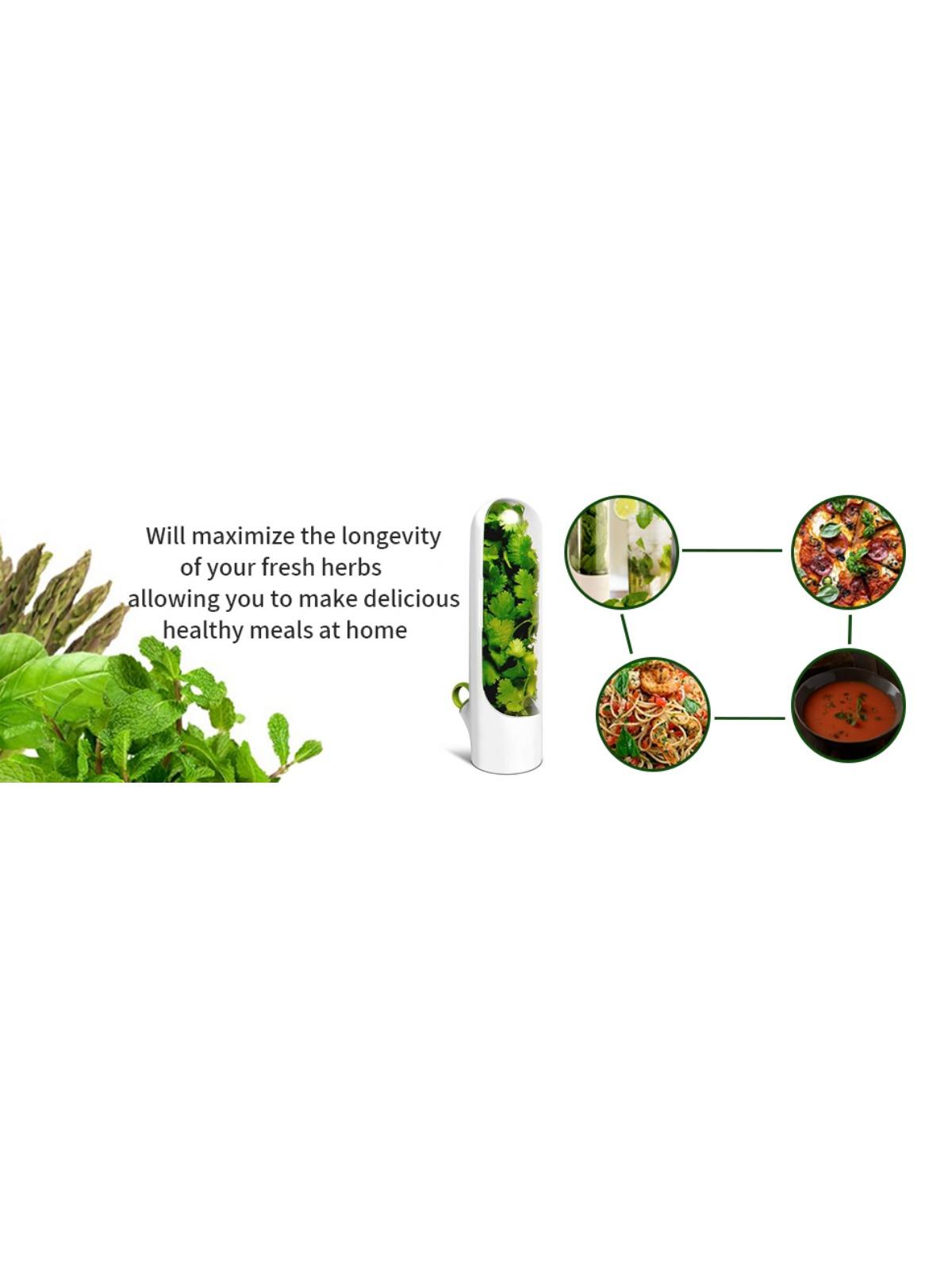 Arthink Kitchen Accessories Vegetable Fresh Keeping Bottle ABS Grade Transparent Airtight Leak Proof Stackable Herb Storage Container for Easy Viewing Preservation Function TikTokShopBlackFriday