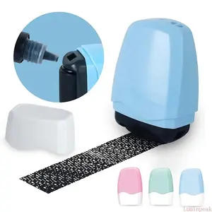 Privacy Confidential Data Blocker Roller Stamp, Wide Identity Theft Prevention Tool To Cover Private ID, Address And Confidential Personal Information