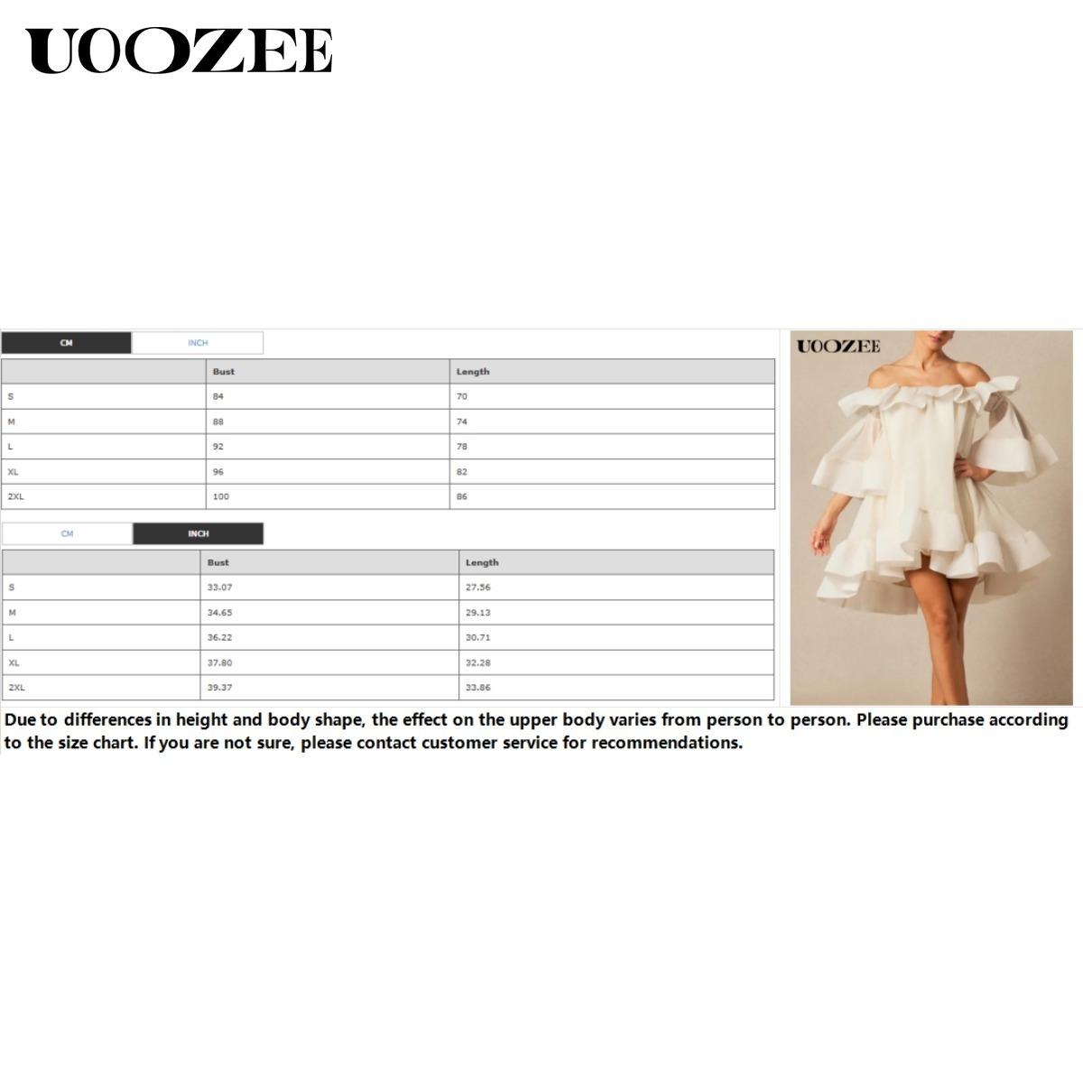 UOOZEE Women's White Off-Shoulder Mini Dress, Cascade Ruffle Sleeves High-Low Hem Pleated Party Dress New Stylish Flowy Dress(Sizing Runs Small - Check Size Guide or Order Larger) UOOZEE Women's White Off-Shoulder Mini Dress, Cascade Ruffle Sleeves High-Low Hem Pleated Party Dress New Stylish Flowy Dress(Sizing Runs Small - Check Size Guide or Order Larger)