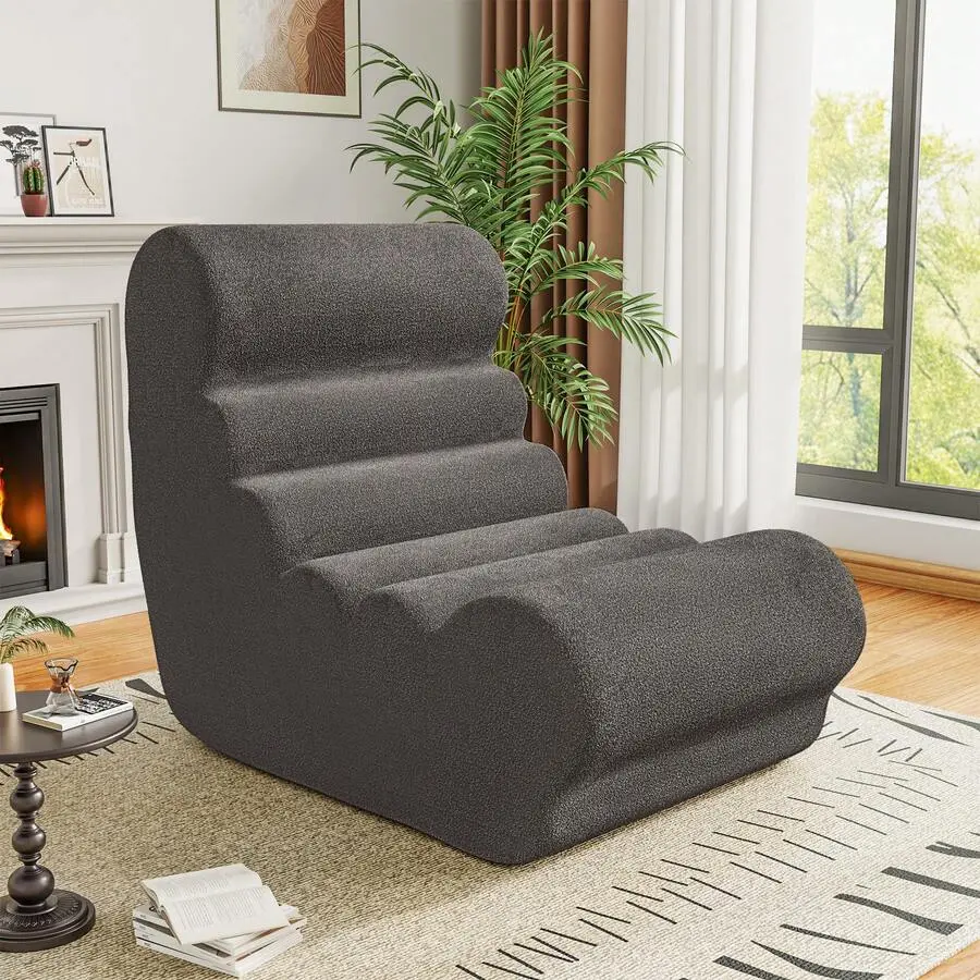 Lazy Bean Bag Sofa With Memory Foam, Comfy Lazy Floor Sofa Living Room And Bedroom