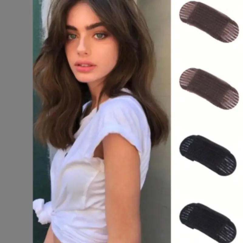 4pcs Hair Volumizing Inserts, 2 & 2, Invisible Hair Volume Base Pads for Thin Hair, Lightweight, Lift & Boost Roots, Reusable
