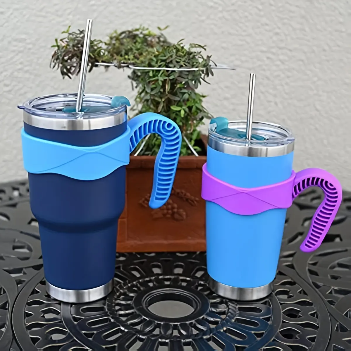 Water Bottle Handle For 30oz Tumbler, Anti Slip Cup Holder For Tumblers, Suitable For Travel Driving, Tumbler Accessories