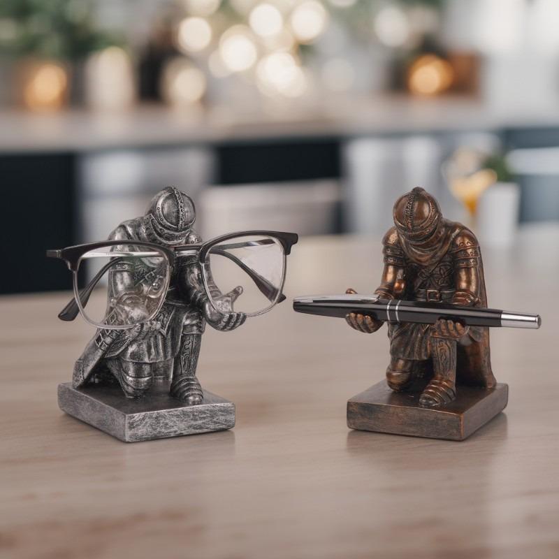 Resin Desk Organizer Sunglasses Holder Pen Stand Eyeglass Display Piggy Bank Home Office Decor