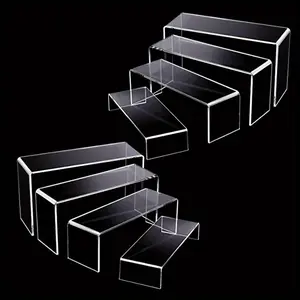 Acrylic Display Stand Jewelry Showcase Storage Rack Transparent Cupcake Desserts Shelf Perfume Display Holder Jewelry Decor Organzier