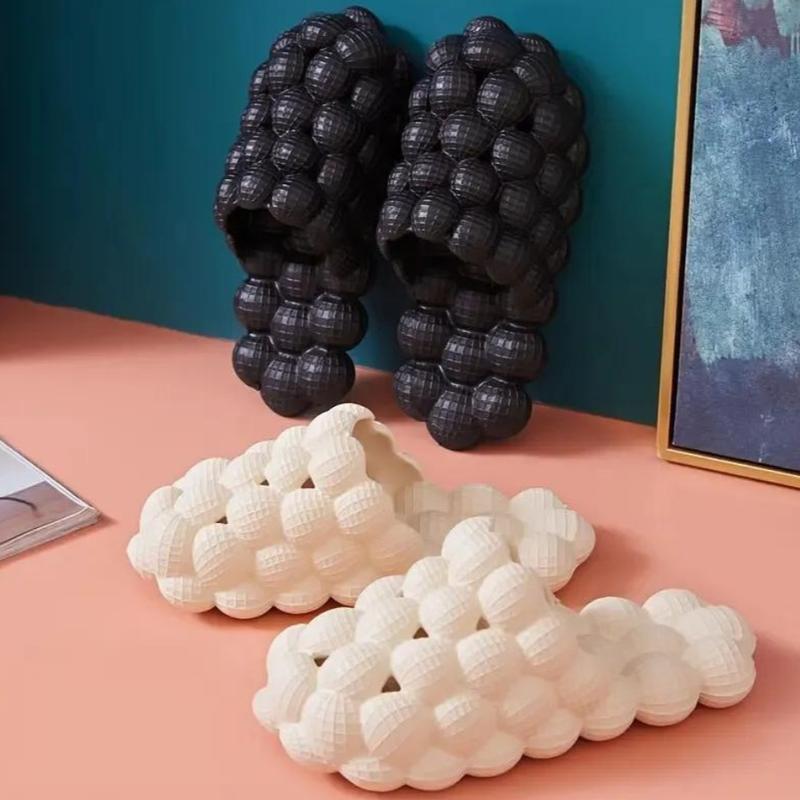 (New)Unisex Slip-On Bubble Slides Comfy Bubble Slipper Flipflop Footwear