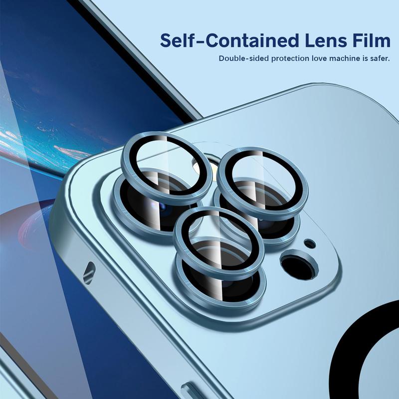 ACCE Original Nano Matte New Large Window Glass Lens Camera Protective Support Magnetic Phone Case, Suitable For iPhone 17 16 15 14 13 12 11 Pro Max Plus Shockproof Phone Case