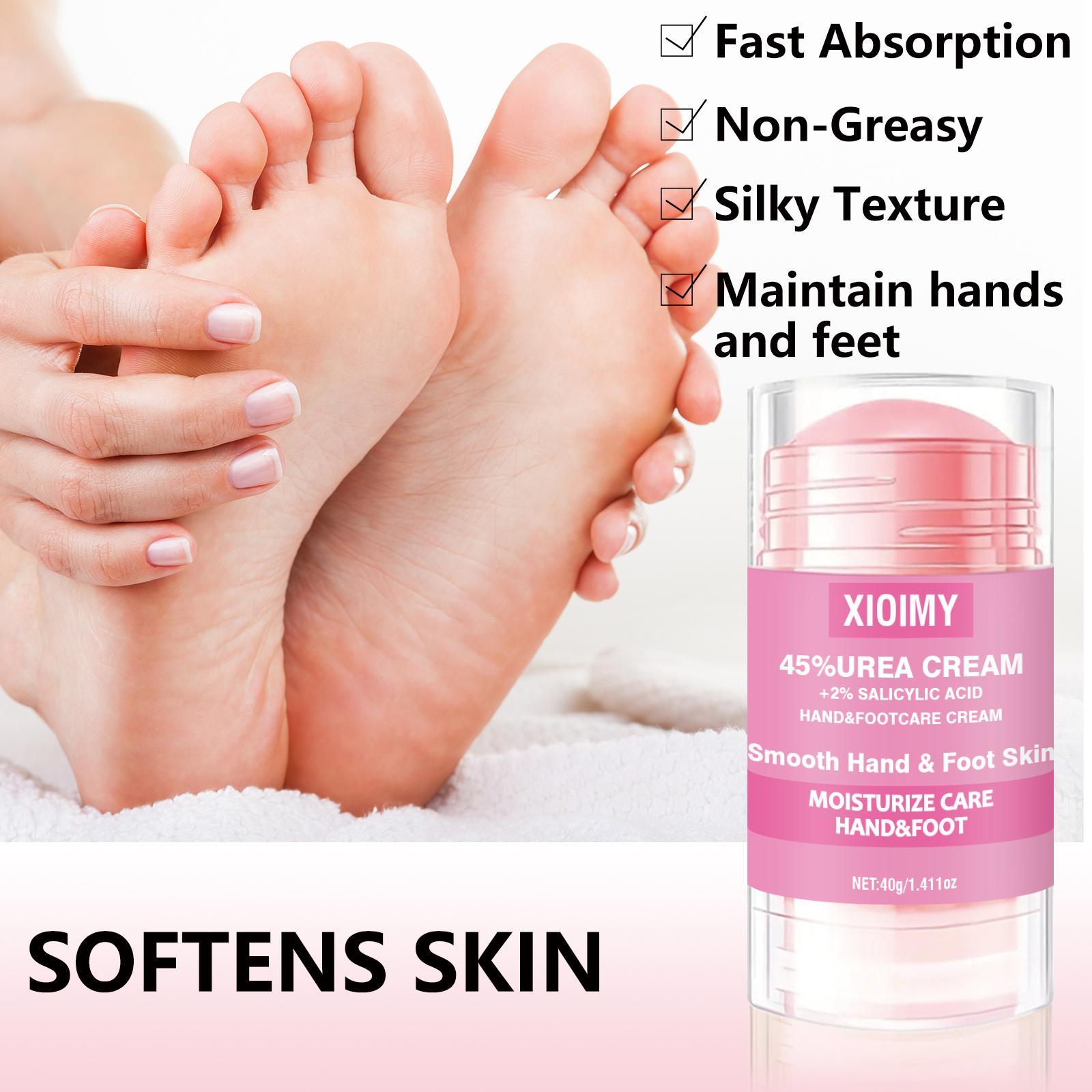 45% Urea + 2% Salicylic Acid Foot Cream, Intensive Moisturizing Care for Dry, Cracked Skin, Hydrating Foot & Hand Cream for Women & Men