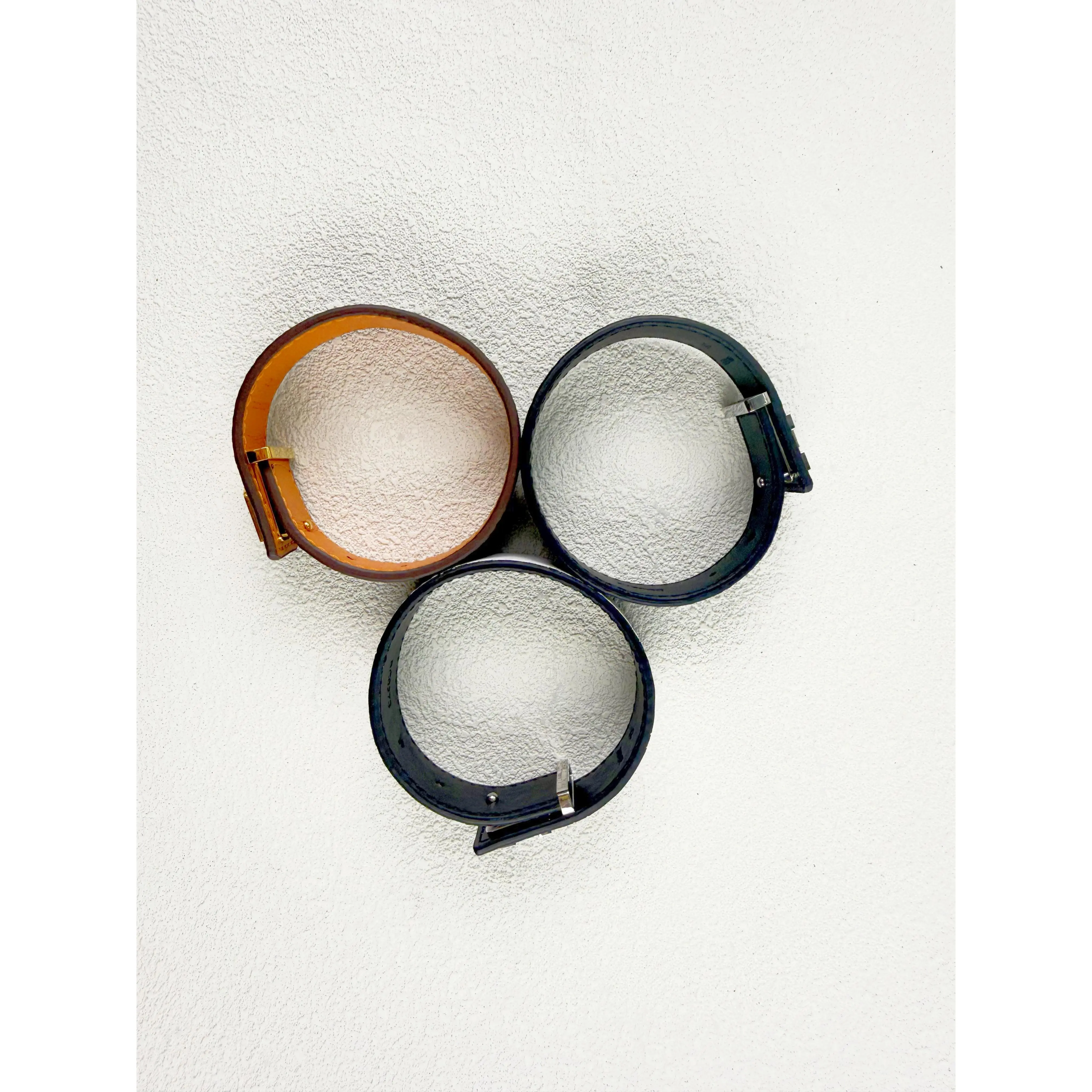 Street-style minimalist leather wristband, adjustable length 8.3 inches/21cm