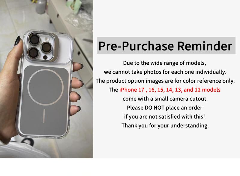 MagSafe Compatible iPhone  with Camera Stand & Shockproof Bumper |     Clear Protective Cover for iPhone 12 13 14 15 16 17 Pro Max Plus Air Anti-Scratch & Drop Protection mobile phone  soft female case dustproof phone case trendy aesthetic anti-fall fully