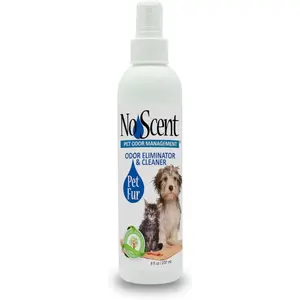 Pet Fur Odor Spray & Rinseless Cleaner for Dog, Cat, Hamster, Small Animal & Furry Pets (8 Fl Oz / 237 mL)