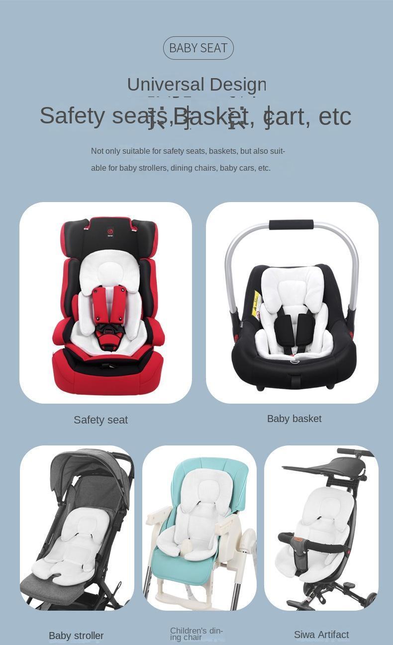 Baby Stroller Seat Pad Universal Multifunctional Double Sided Baby Car Seat Cushion Kids Cart Mattress Mat Stroller Accessories