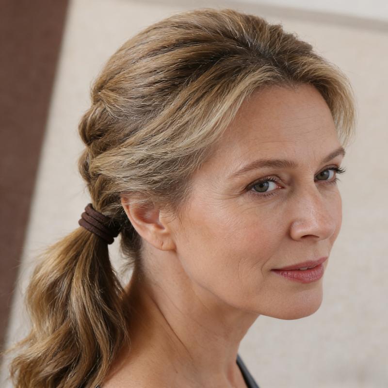 10-Piece Seamless Thickened Elastic Hair Ties, Cotton Crease-Free Bands for All Hair Types, Women's Hair Accessories Ideal Gift